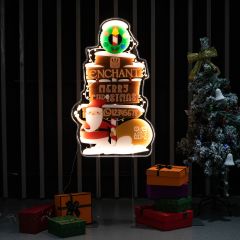 Custom Illuminated Sign for Christmas Holiday FGSG023