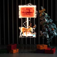 Custom Illuminated Sign for Christmas Holiday FGSG024