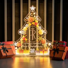 Custom Illuminated Sign for Christmas Holiday FGSG004