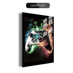 Distressed Pro Gamer Controller LED Wall Art DLPG006