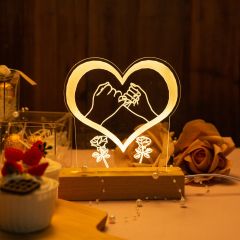 Custom LED Night Light Gift - Love Forever