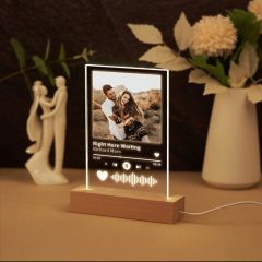 Custom Music LED Photo Light for Couples Gifts