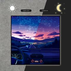 High-Rise City Buildings Sky Aesthetic Desktop Light Box DLPDG028
