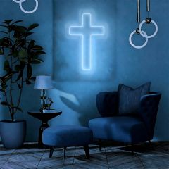 Christian Cross Neon Sign DLNW001