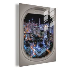 city-nightscape-from-an-airplane-window-lighted-acrylic-wall-art-dlp606


