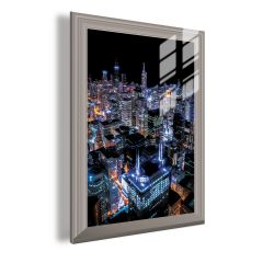 City Nightscape Lighted Acrylic Wall Art DLP333