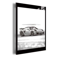 Contours of Speed and Passion Lighted Acrylic  Wall Art DLPC06
