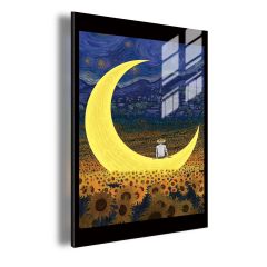 crescent-moon-and-sunflowers-lighted-acrylic-wall-art-dlp504
