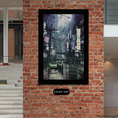 cyberpunk-rainy-day-lighted-acrylic-wall-art-dlp804