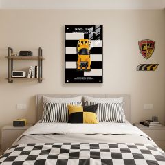 Minimalist LED Light Stand for LEGO Porsche Speedster | Track-Bred Legend Display Kit DLMH14