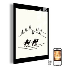 "Journey of Faith" Minimalist LED NFC Wall Art DLJD001