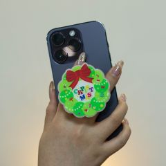 led-christmas-wreath-phone-grip-stand-seasonal-dlbj10