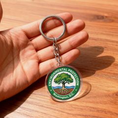 Environmental Protection LED Pendant - Light-Up Awareness Keychain & Bag Charm DLPJ007