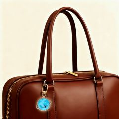 LED Globe & Airplane Pendant - Light-Up Travel Theme Keychain & Bag Charm DLPJ006