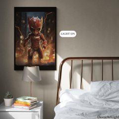 Lightning Lad Anime  Lighted Acrylic Wall Art DLP910