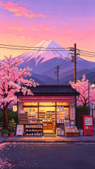 summer-sea-clouds-ghibli-style-aesthetic-mobile-wallpaper-mwpg047
