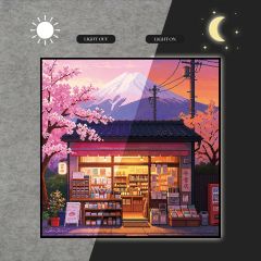 Summer Sea Clouds Ghibli Style Aesthetic Desktop Light Box DLPDG047
