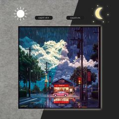High-Rise City Buildings Sky Aesthetic Desktop Light Box DLPDG028
