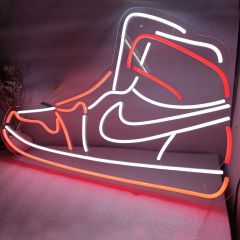Retro High-Top Sneaker Neon Sign Wall Decor for Hypebeasts DLNW003