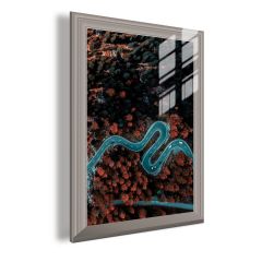 Serpentine Road in the Wilderness Lighted Acrylic Wall Art DLP332