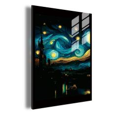 starry-night-over-the-town-lighted-acrylic-wall-art-dlp503
