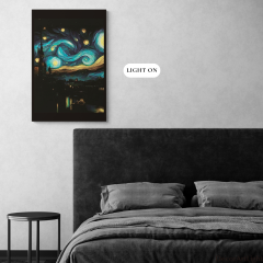 starry-night-over-the-town-lighted-acrylic-wall-art-dlp503