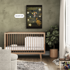 Starry Wishes Lighted Acrylic Wall Art DLPD02