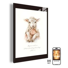 "The Lost Sheep" Luke  Watercolor LED NFC Wall Art DLJD002