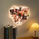 Luminous Love Heart | Custom Photo LED Wall Light DLPS015