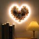 Cozy Glow Heart Collage | Personalized LED Photo Wall Sign DLPS016
