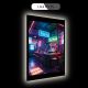 Cyberpunk Urban Bar Neon LED Wall Art | Retro Nightlife Scenery Light Up Decor DLP807