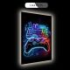 Ultimate RGB Gaming Setup Peripherals LED Wall Decor | Keyboard & Mouse Light Up Art DLPG003