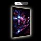 Cyberpunk Vinyl DJ Lounge - Neon Record Bar LED Wall Art DLP818