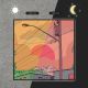 Pink Sunset Urban Street Aesthetic Desktop Light Box DLPDG025
