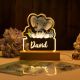 Custom LED Elephant Baby Night Light, Baby Birth Gifts