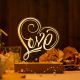 Custom LED LOVE Night Light for lovers, Gift for lovers