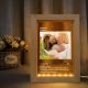 Custom Photo Night Light Frame with Cable for Mom