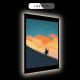 Aesthetic Sunset Traveler Silhouette LED Luminous Acrylic Wall Art DLPG021