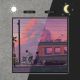 Green Train in Countryside Aesthetic Desktop Light Box DLPDG027
