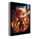 flame-kitten-anime-lighted-acrylic-wall-art-dlp911
