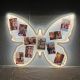 Glowing Butterfly Family Memory LED Photo Collage Sign DLPS007
