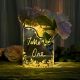 Custom LED Acrylic Table Number Sign with Vase for Wedding & Event Centerpieces DLZX005