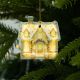 LED Light-Up Colorful Candy Gingerbread House Ornament DLGS37