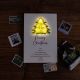 Elegant LED Christmas Tree Card - Glowing Festive Design with Poetic Message DLCC008