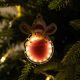 LED Light-Up Reindeer Ornament - Writable Area for Names & Wishes DLGS42