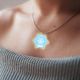 Luminous Snowflake & Snowmen Necklace - LED Winter Jewelry DLPJ003