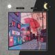 High-Rise City Buildings Sky Aesthetic Desktop Light Box DLPDG028
