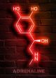 Adrenaline neon molecule Neon Sign for Gamer Room Decor
