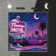 Pixel Art Neon Swimming Pool Palm Trees Moon Night Vaporwave Light Box DLPDG066