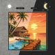 Pixel Art Beach Sunset Pier Palm Trees Orange Sky Light Box DLPDG068